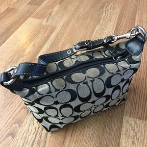 COACH Monogram Mini Shoulder Bag